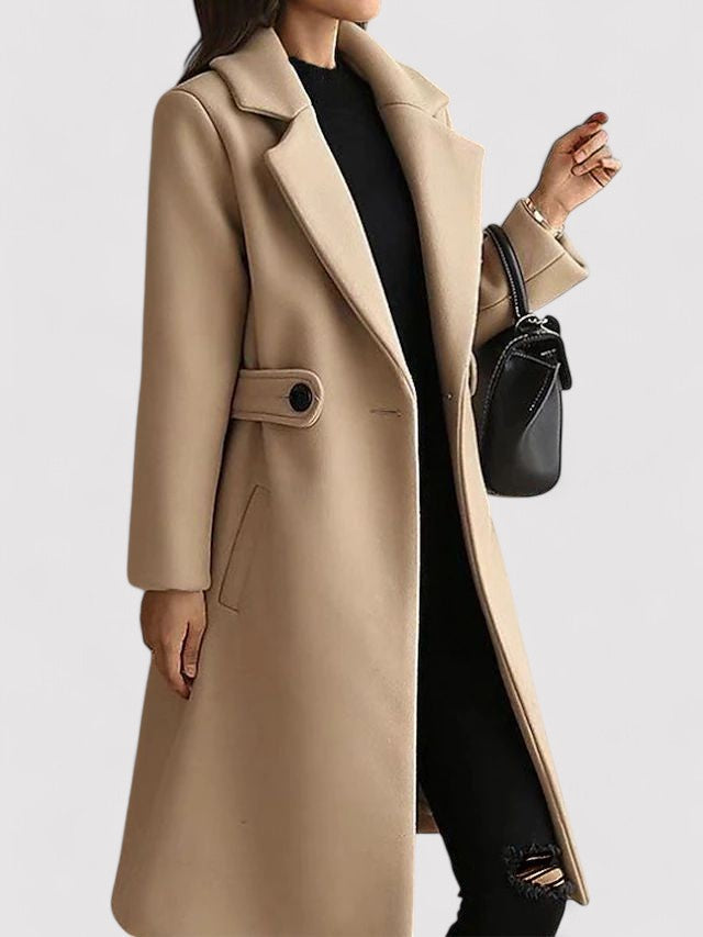 Elise - Belted Winter Wool Coat