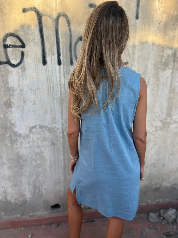 Macy - Comfy Cotton and Linen Summer Dress