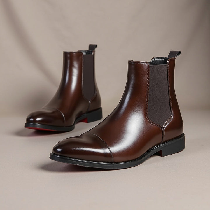 Giovanni Rossi Leather Chelsea Boots