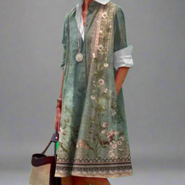 VAESSA – LUXE MIDI DRESS FOR EFFORTLESS ELEGANCE