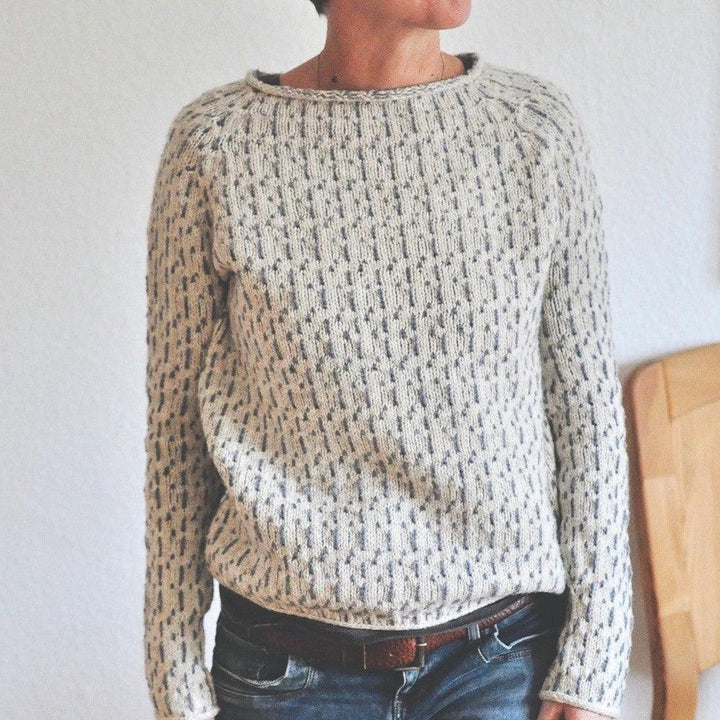 SORYNITH – GREY BOATNECK SWEATER