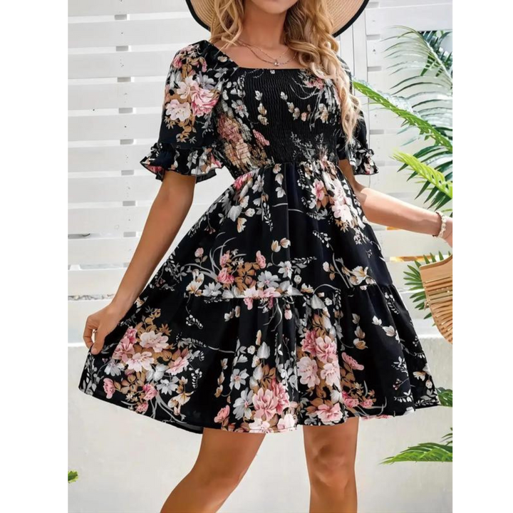 LIORA – CELESTIA BLOOM FLORAL DRESS
