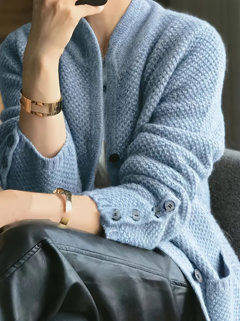 Heather - Cozy Knitted Cardigan