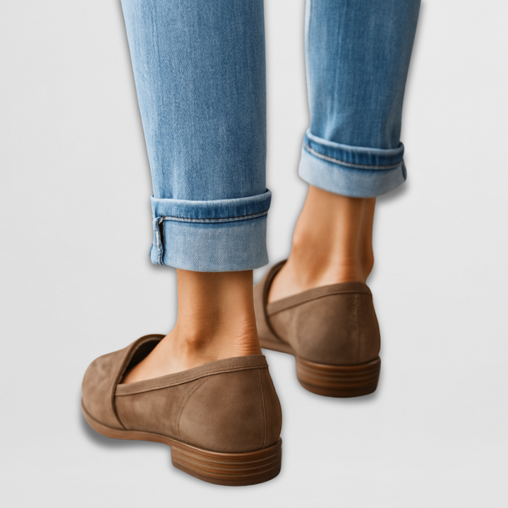 Claire - Soft Suede Loafers