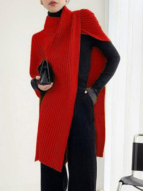 Kendall - Draped Knit Sweater