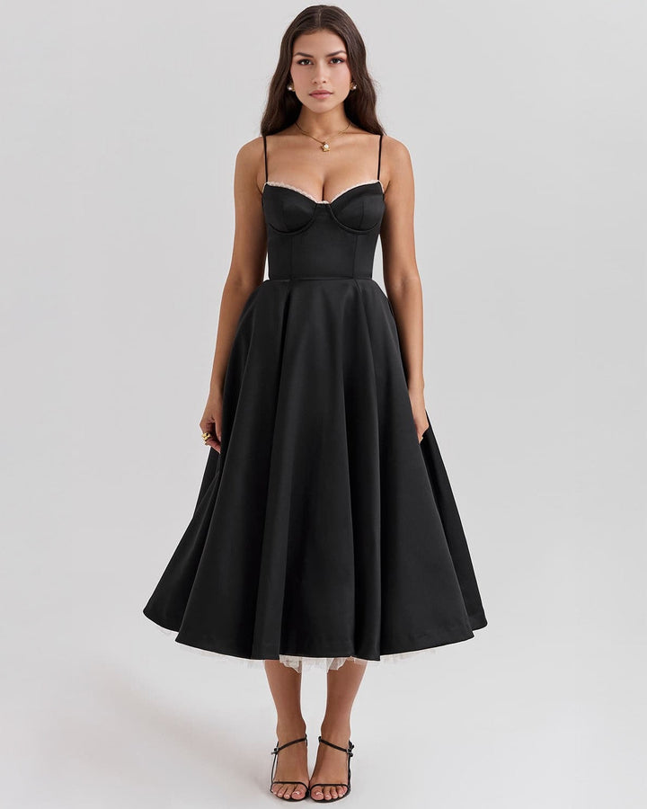 Ophira - Classy Corset Midi Dress