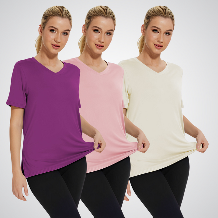 ARLETTE – CASUAL LOOSE FIT TEE (PACK OF 3)