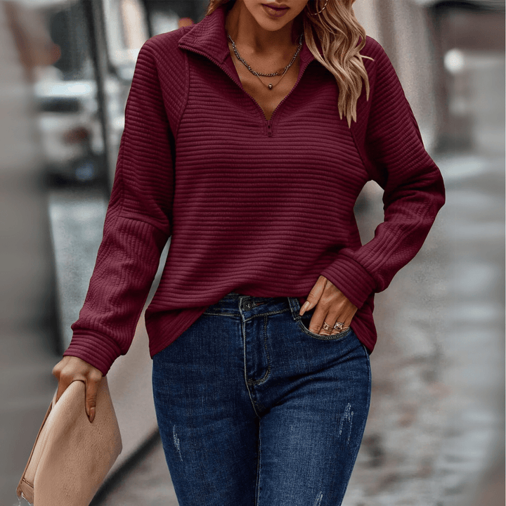 Kathleen - Casual Zip Sweater