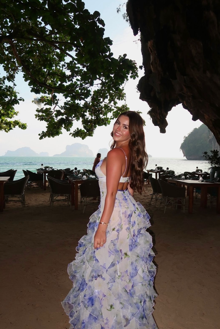 ODESSA – TRENDY RUFFLE STRAPPY MAXI DRESS