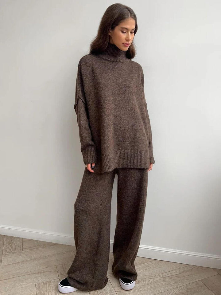 Anne - Turtleneck Knit Set
