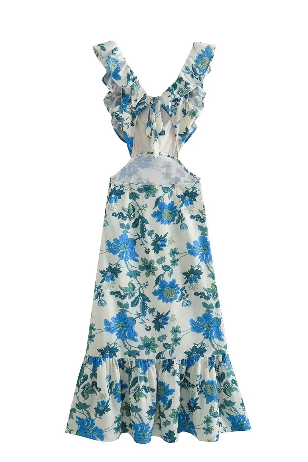 Ariella - Floral Ruffle Dress