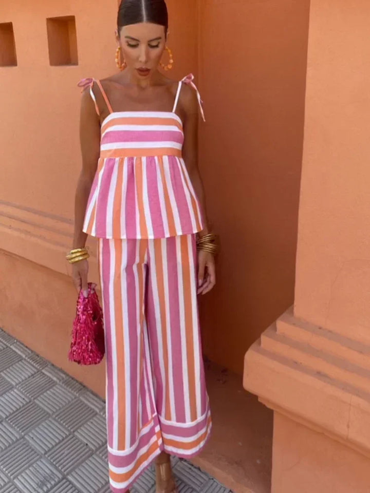 NORALISSE – SUNWALKER PRINTED TROUSERS SET