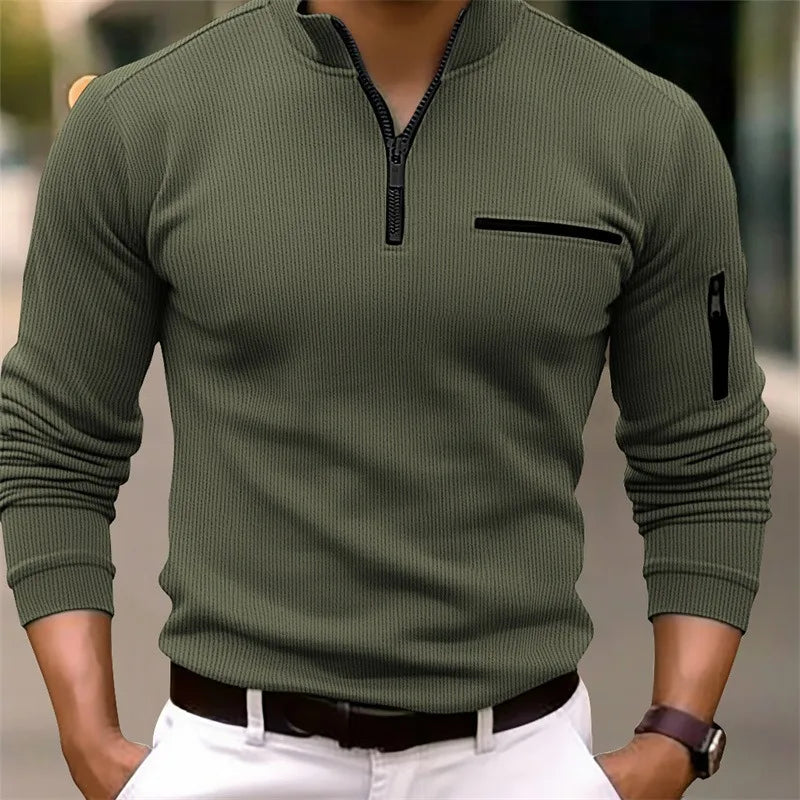 XANDER – CASUAL HALF ZIP SWEATER FOR EVERYDAY STYLE