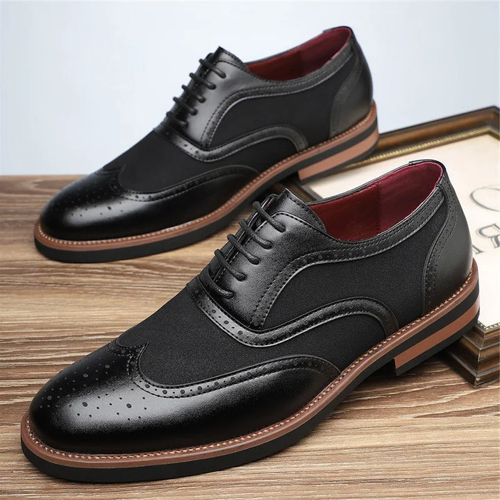 Brookfield Leather & Suede Oxfords