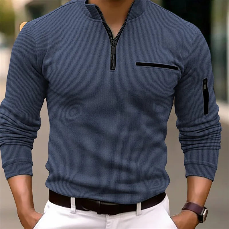 XANDER – CASUAL HALF ZIP SWEATER FOR EVERYDAY STYLE