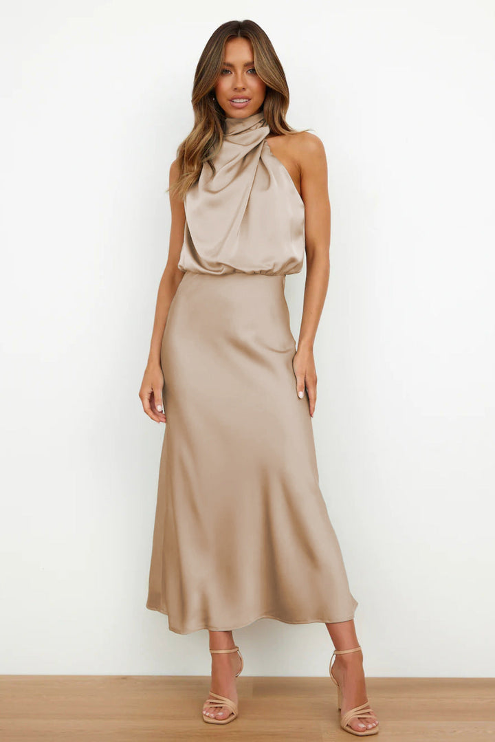 Katherine - Elegant Satin Dress