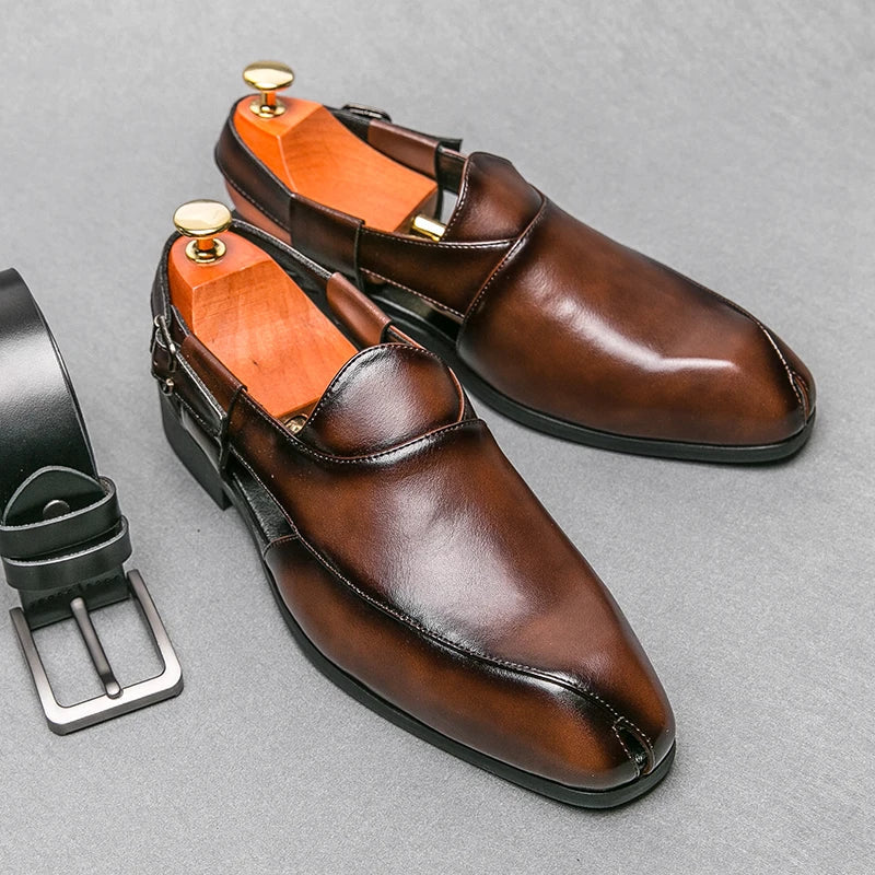 Cambridge Leather Cutout Loafers