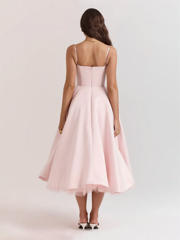 Ophira - Classy Corset Midi Dress