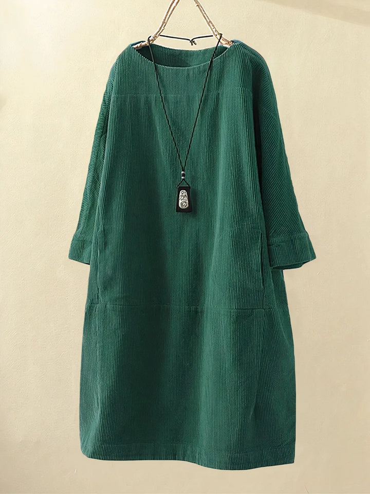 FAEZIRA – CORDUROY TUNIC DRESS