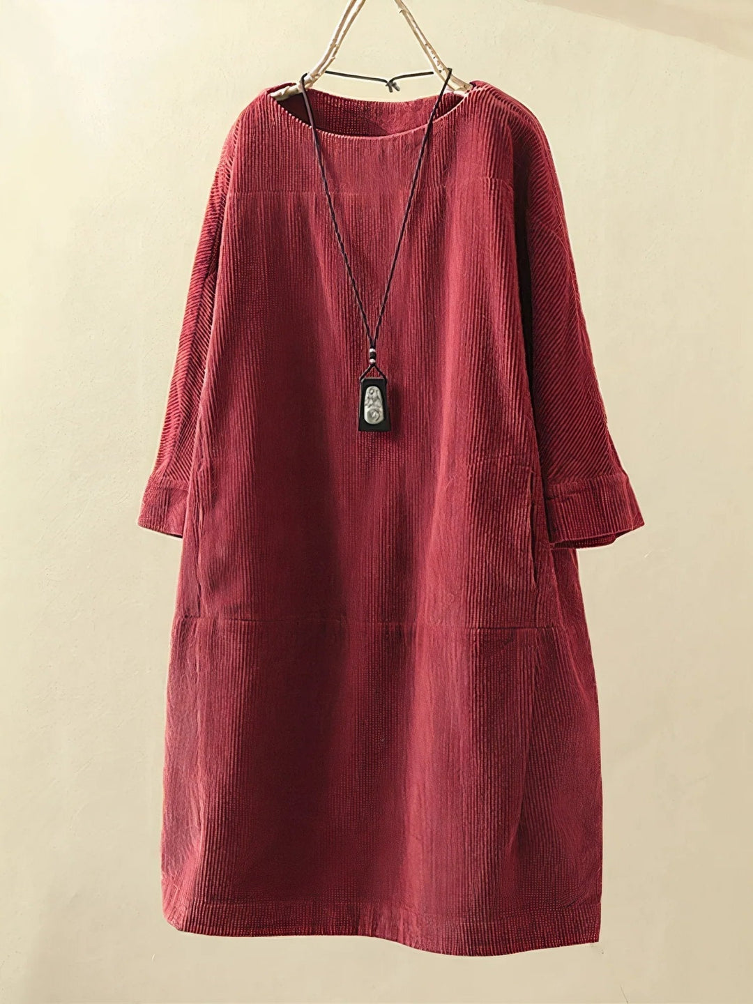 FAEZIRA – CORDUROY TUNIC DRESS