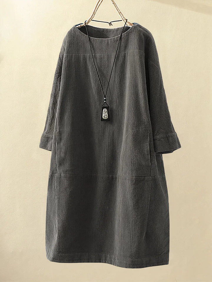 FAEZIRA – CORDUROY TUNIC DRESS