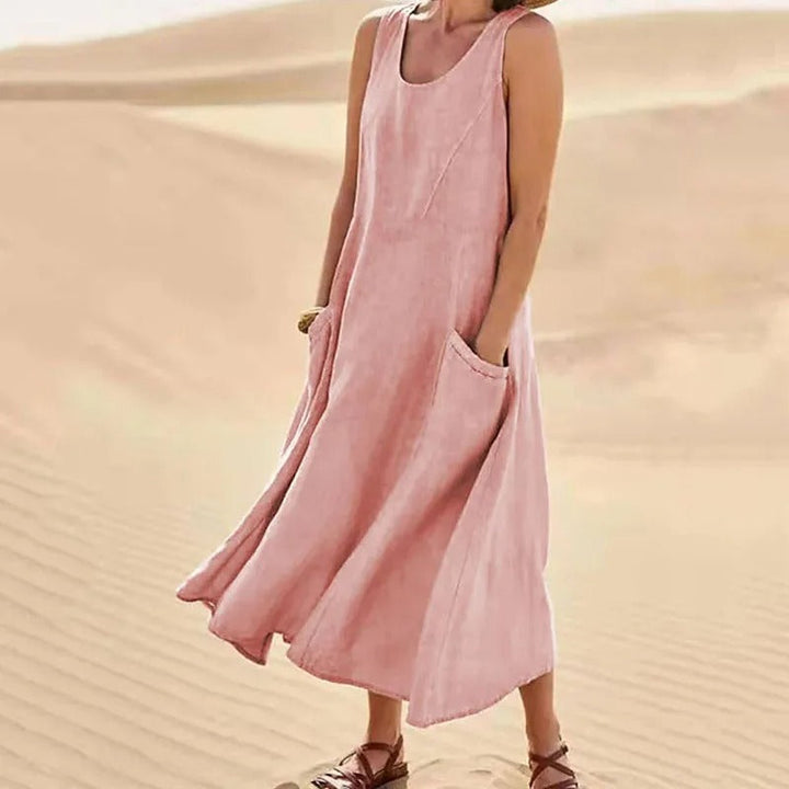 LYSARA – SUMMER LINEN DRESS