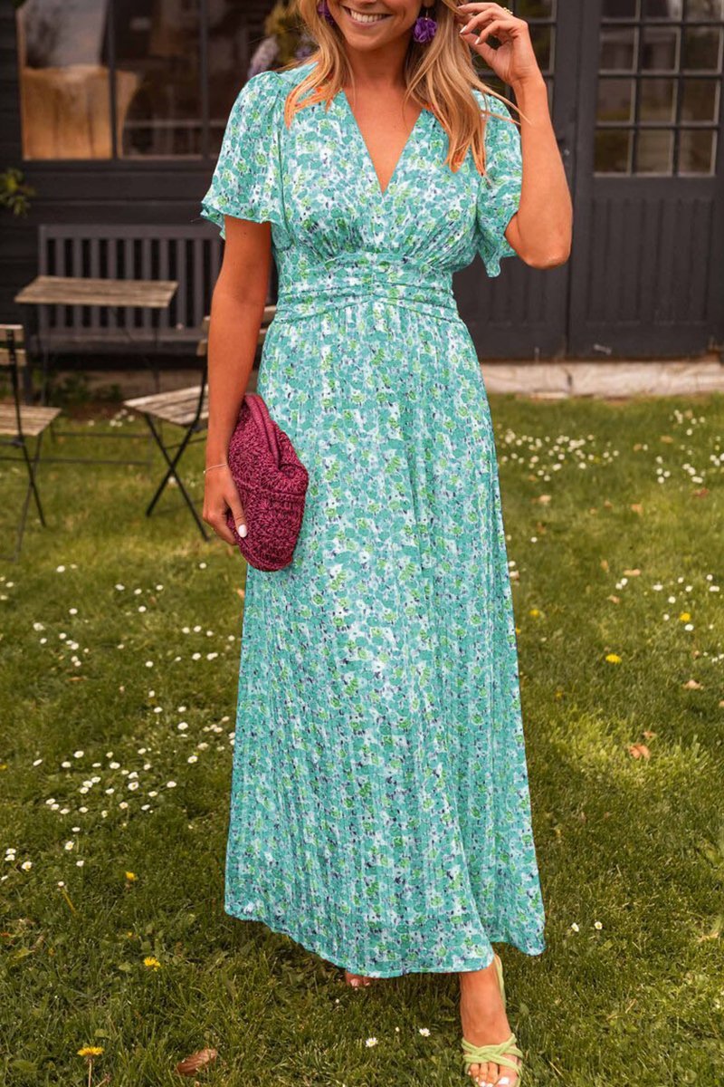 Pauline – Long Dress with Floral Print