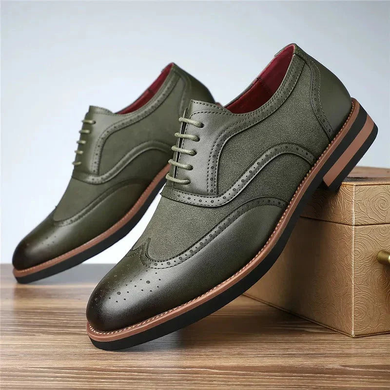 BAIRSTOW – TWO TONE OXFORD SHOES