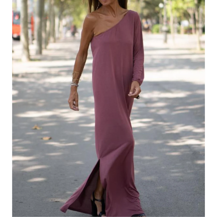 Zoe - Elegant and Lightweight One-Shoulder Dress