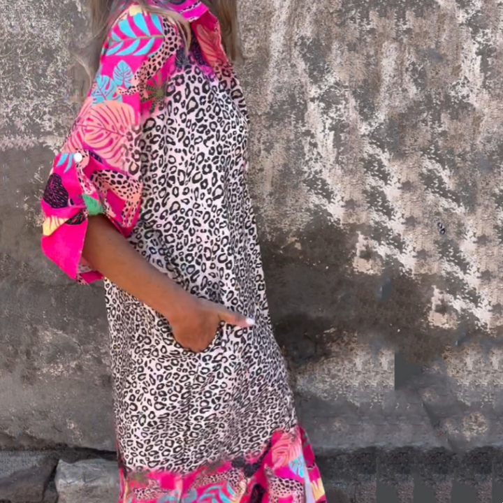 SKYLA – LEOPARD MAXI DRESS