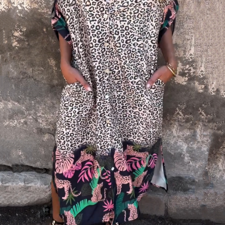 SKYLA – LEOPARD MAXI DRESS