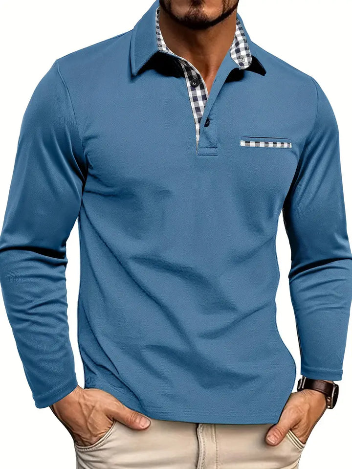 ISERENYA – MEN’S LONG-SLEEVE POLO