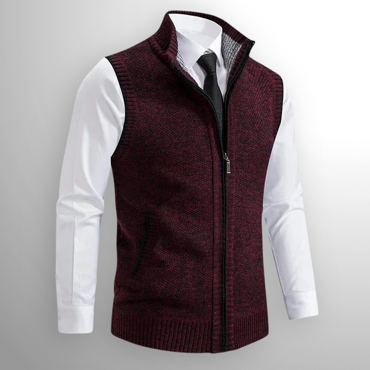 ALIVIA – FULL-ZIP SWEATER VEST