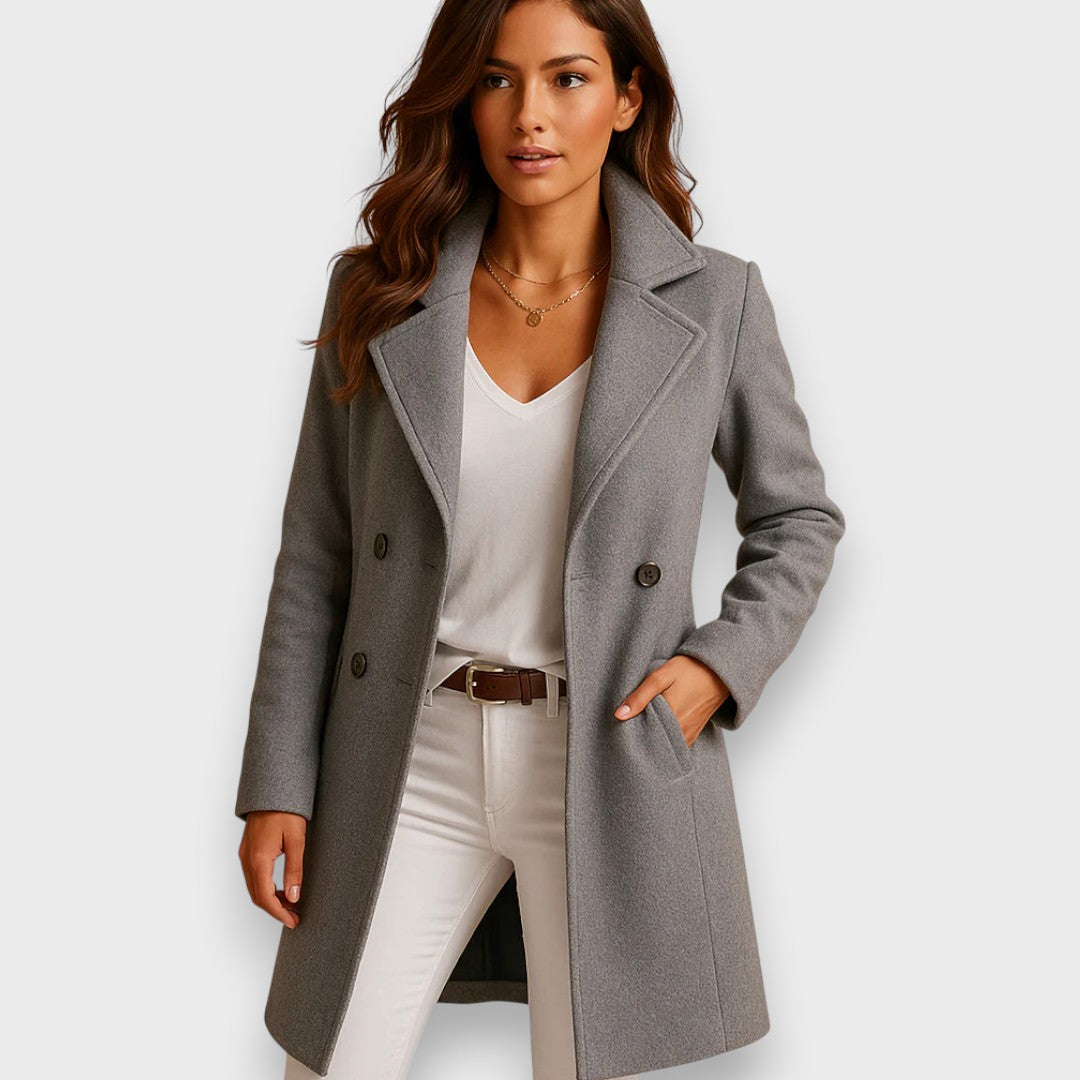 GRACE – CLASSIC LONG COAT FOR REFINED EVERYDAY STYLE